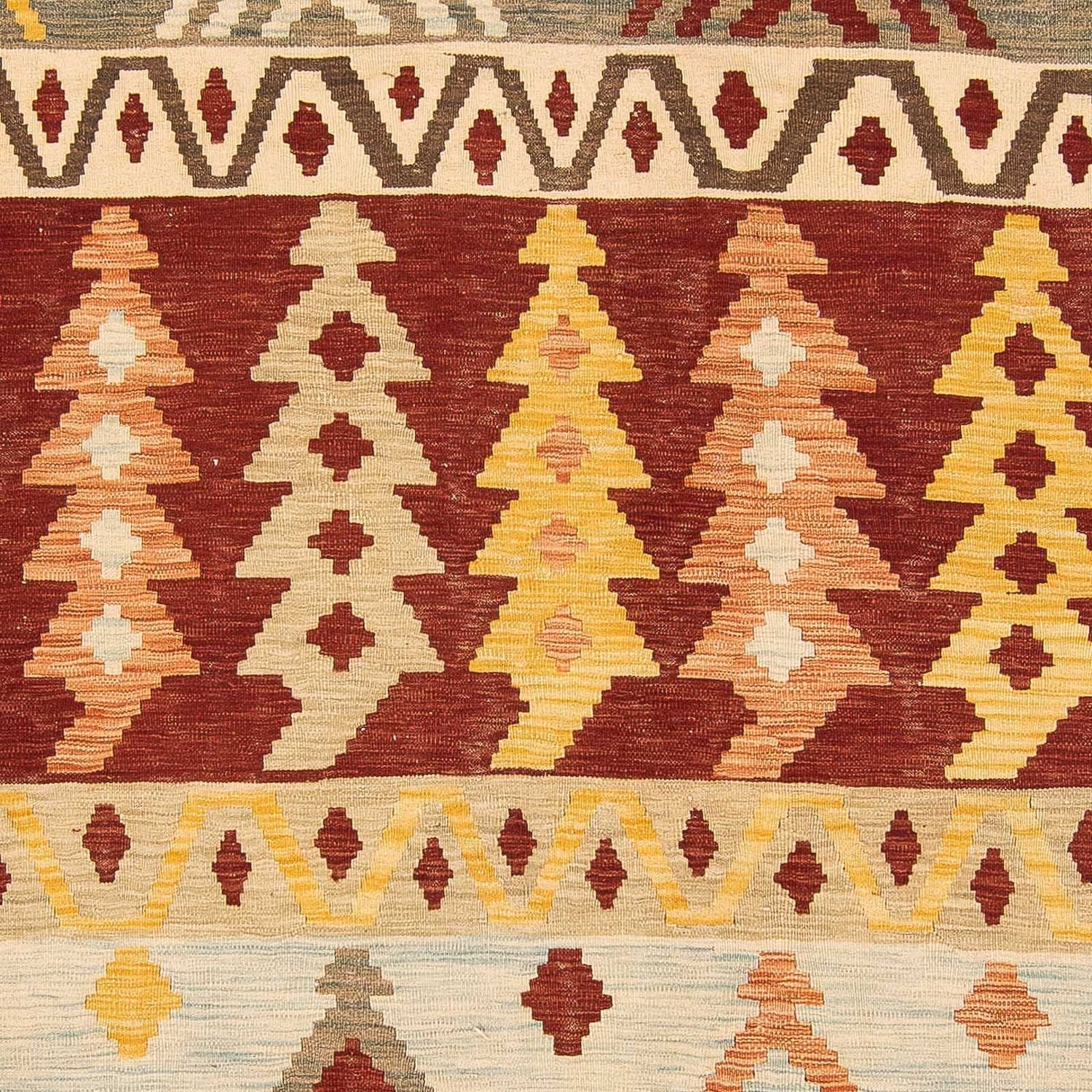 Tapis Kelim - Splash - 295 x 194 cm - multicolore