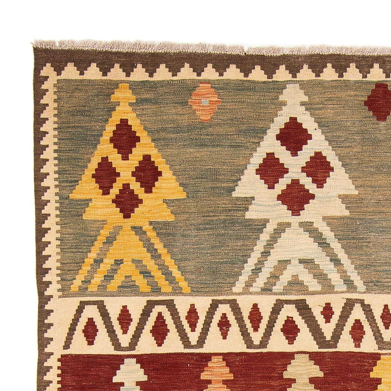 Tapis Kelim - Splash - 295 x 194 cm - multicolore