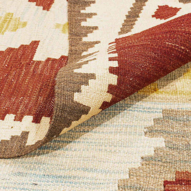 Tapis Kelim - Splash - 295 x 194 cm - multicolore