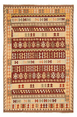 Tapis Kelim - Splash - 289 x 189 cm - multicolore