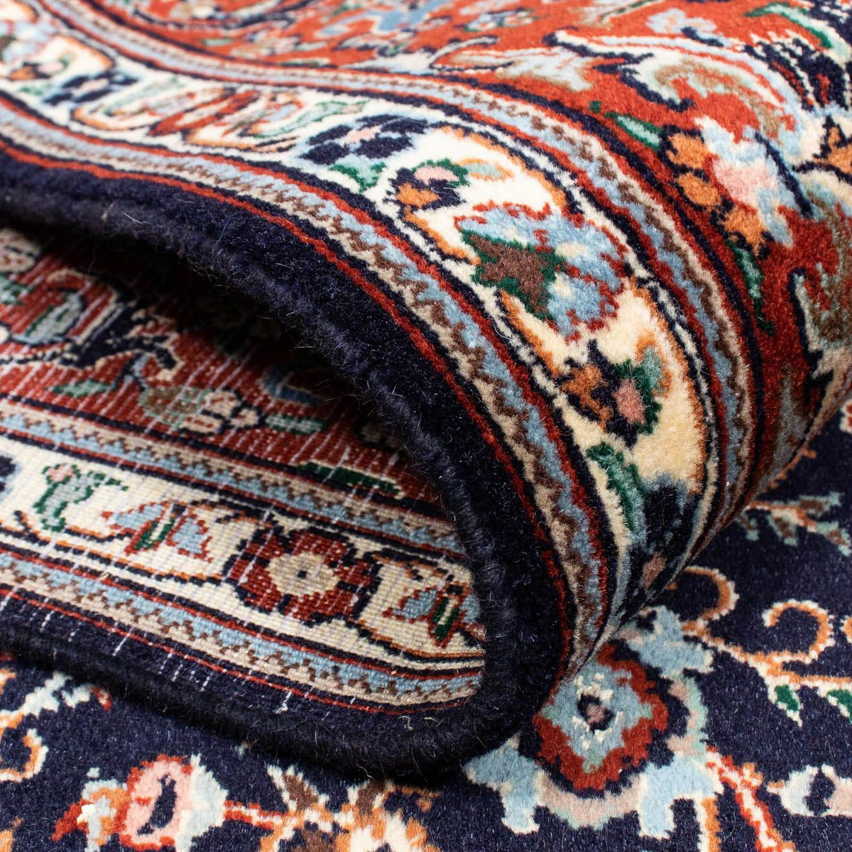 Tapis persan - Classique - 243 x 175 cm - bleu foncé