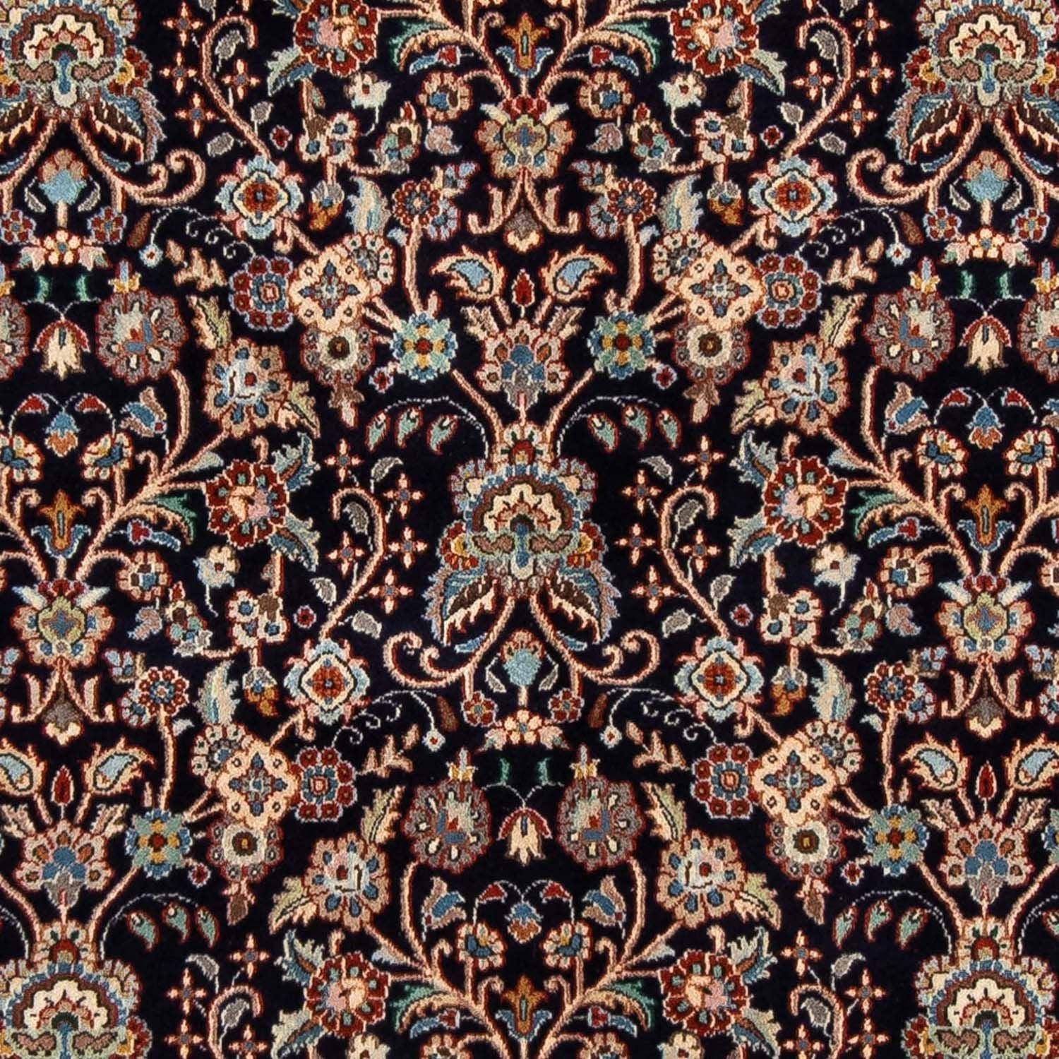 Tapis persan - Classique - 209 x 178 cm - bleu foncé