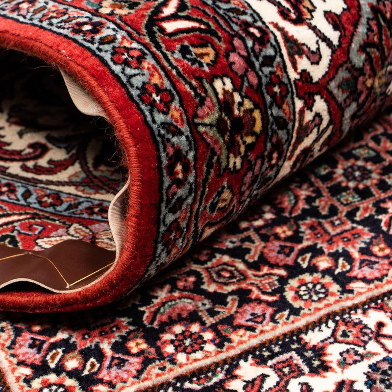 Tapis persan - Bidjar - 397 x 296 cm - rouge foncé
