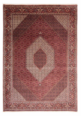 Tapis persan - Bidjar - 344 x 254 cm - rouge clair