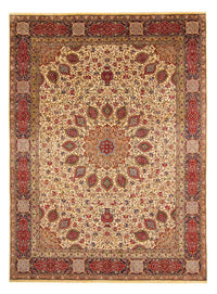 Tapis persan - Tabriz - Royal - 393 x 290 cm - marron clair
