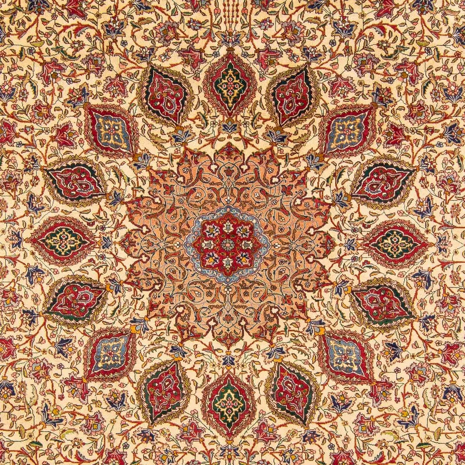Tapis persan - Tabriz - Royal - 393 x 290 cm - marron clair