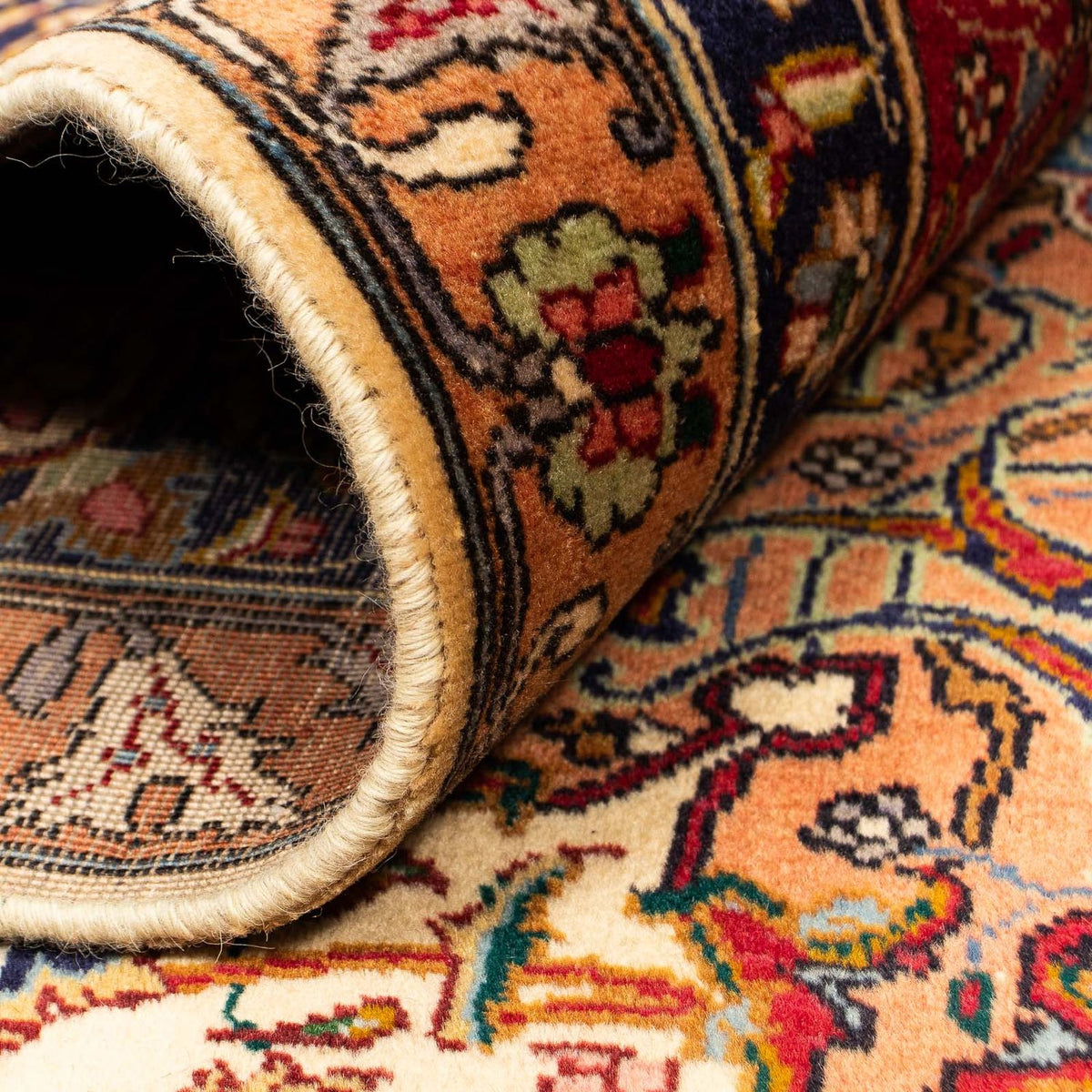 Tapis persan - Tabriz - Royal - 393 x 290 cm - marron clair