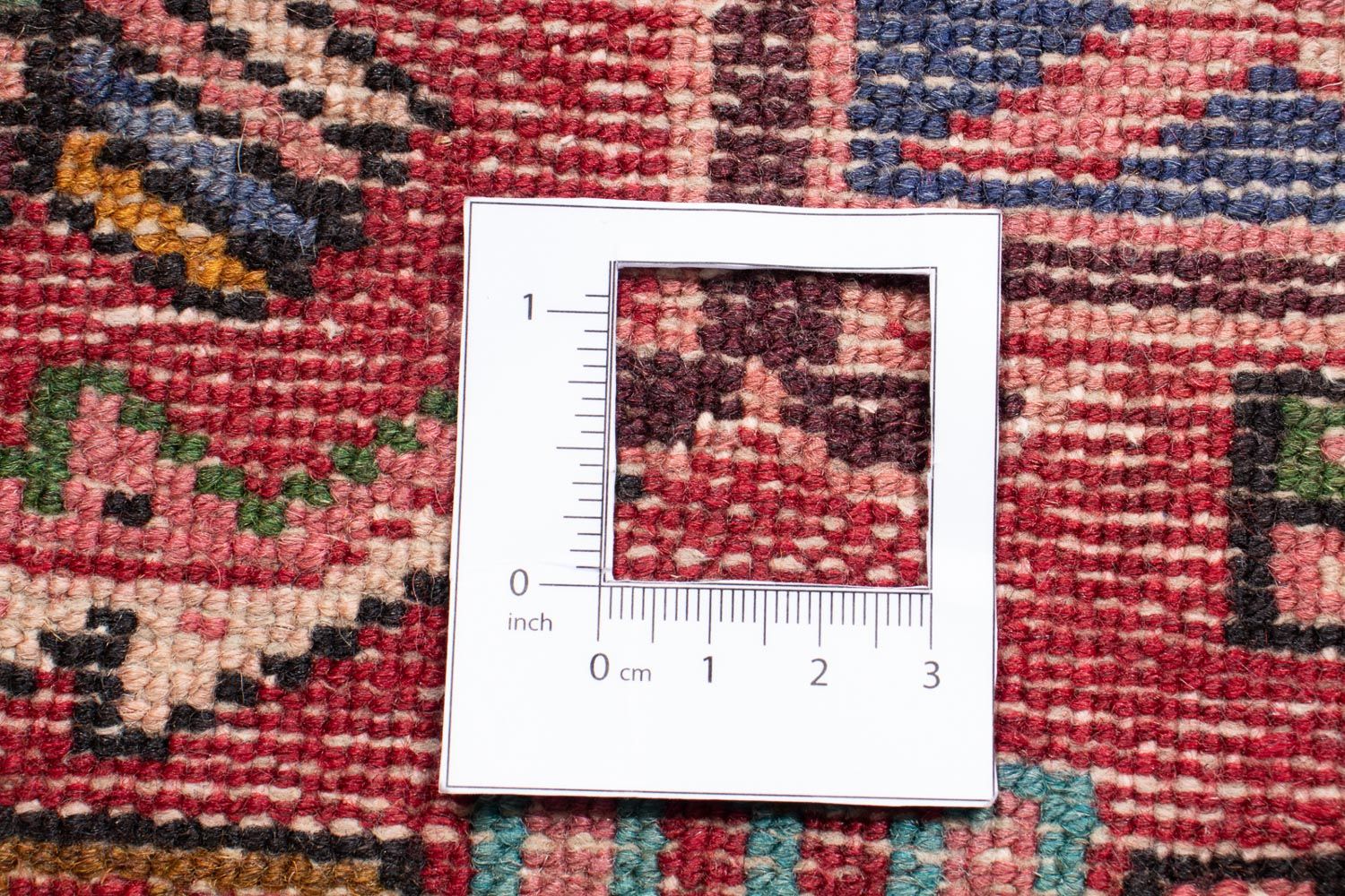 Tapis de couloir Tapis persan - Nomadic - 390 x 77 cm - rouge