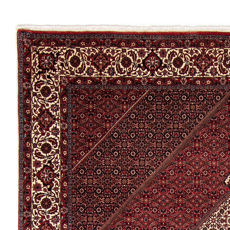 Tapis persan - Bidjar - 351 x 254 cm - rouge clair