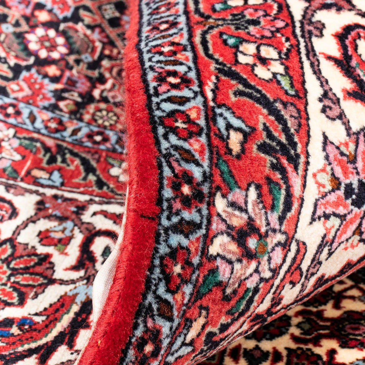 Tapis persan - Bidjar - 351 x 254 cm - rouge clair