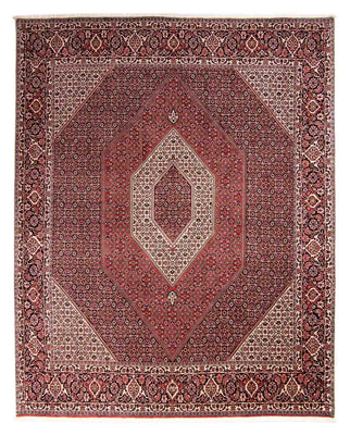 Tapis persan - Bidjar - 300 x 252 cm - rouge clair