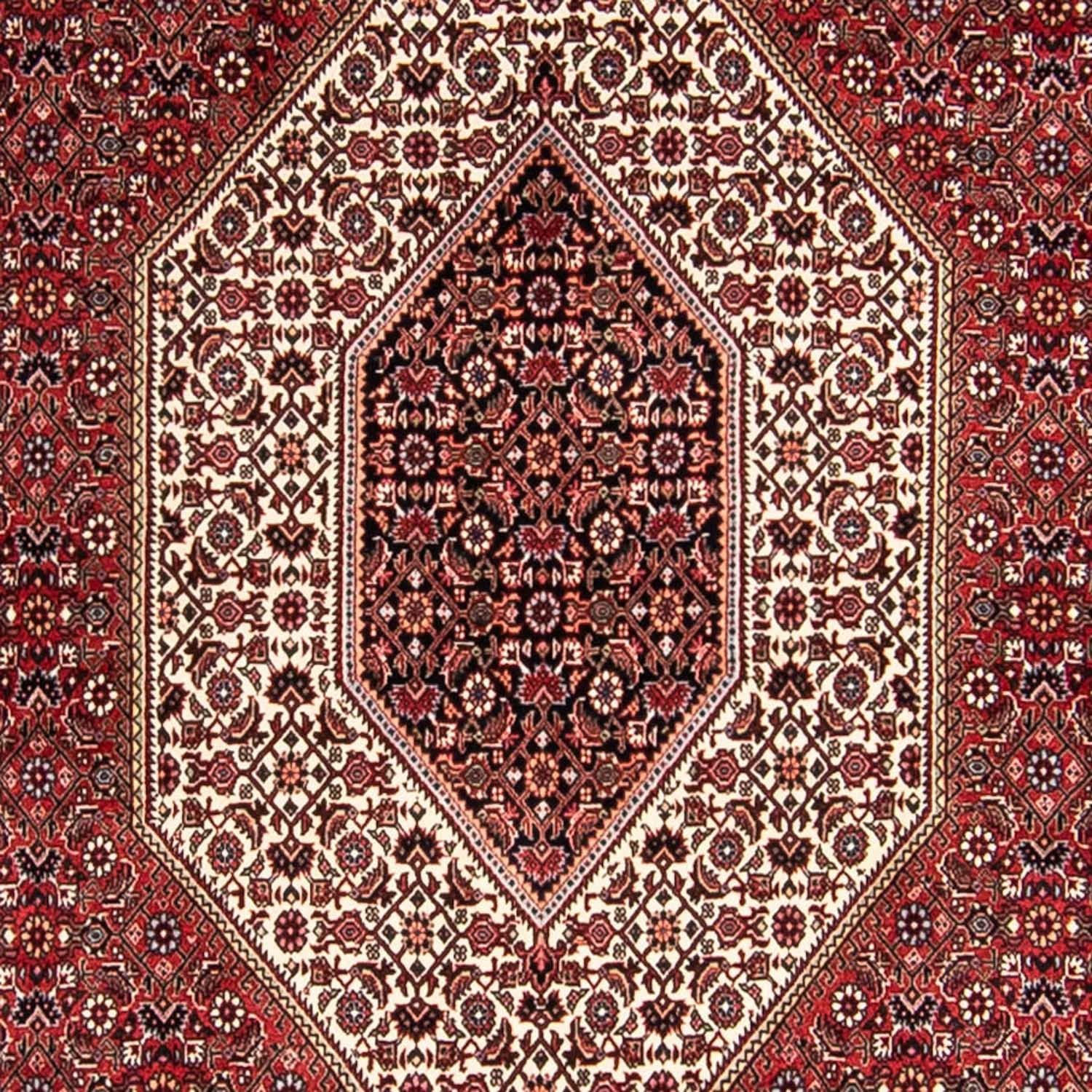 Tapis persan - Bidjar - 300 x 252 cm - rouge clair