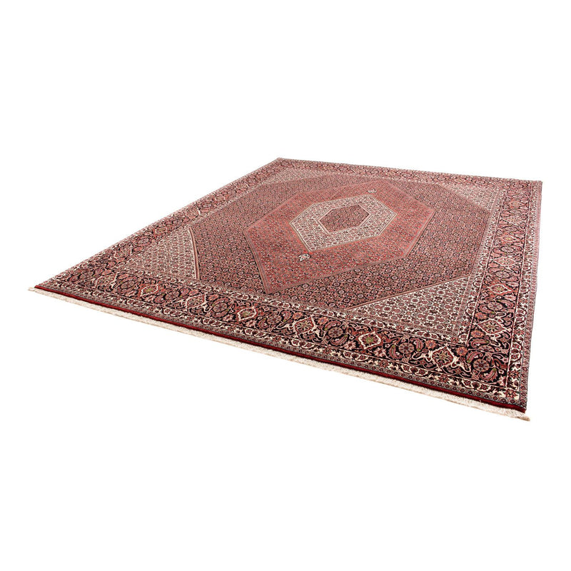 Tapis persan - Bidjar - 300 x 252 cm - rouge clair