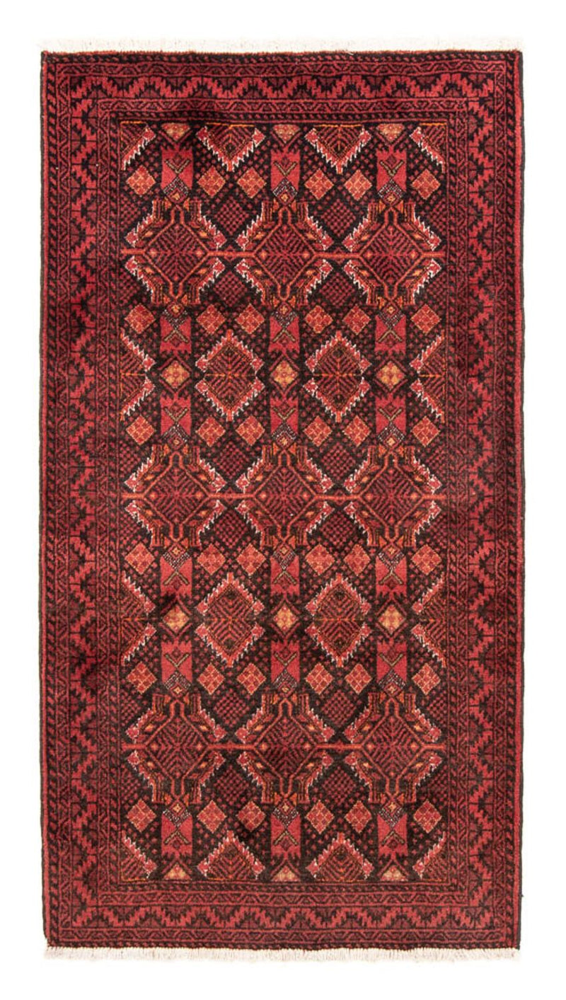 Tapis de couloir Tapis Belutsch - 194 x 101 cm - rouge