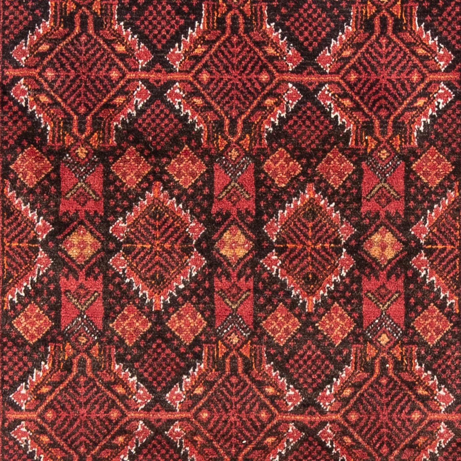 Tapis de couloir Tapis Belutsch - 194 x 101 cm - rouge