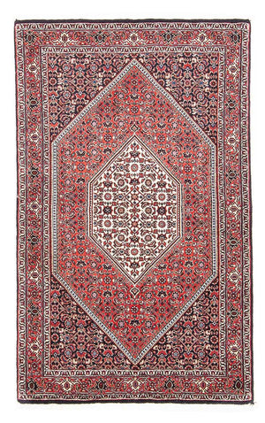 Tapis persan - Bidjar - 151 x 86 cm - rouge clair