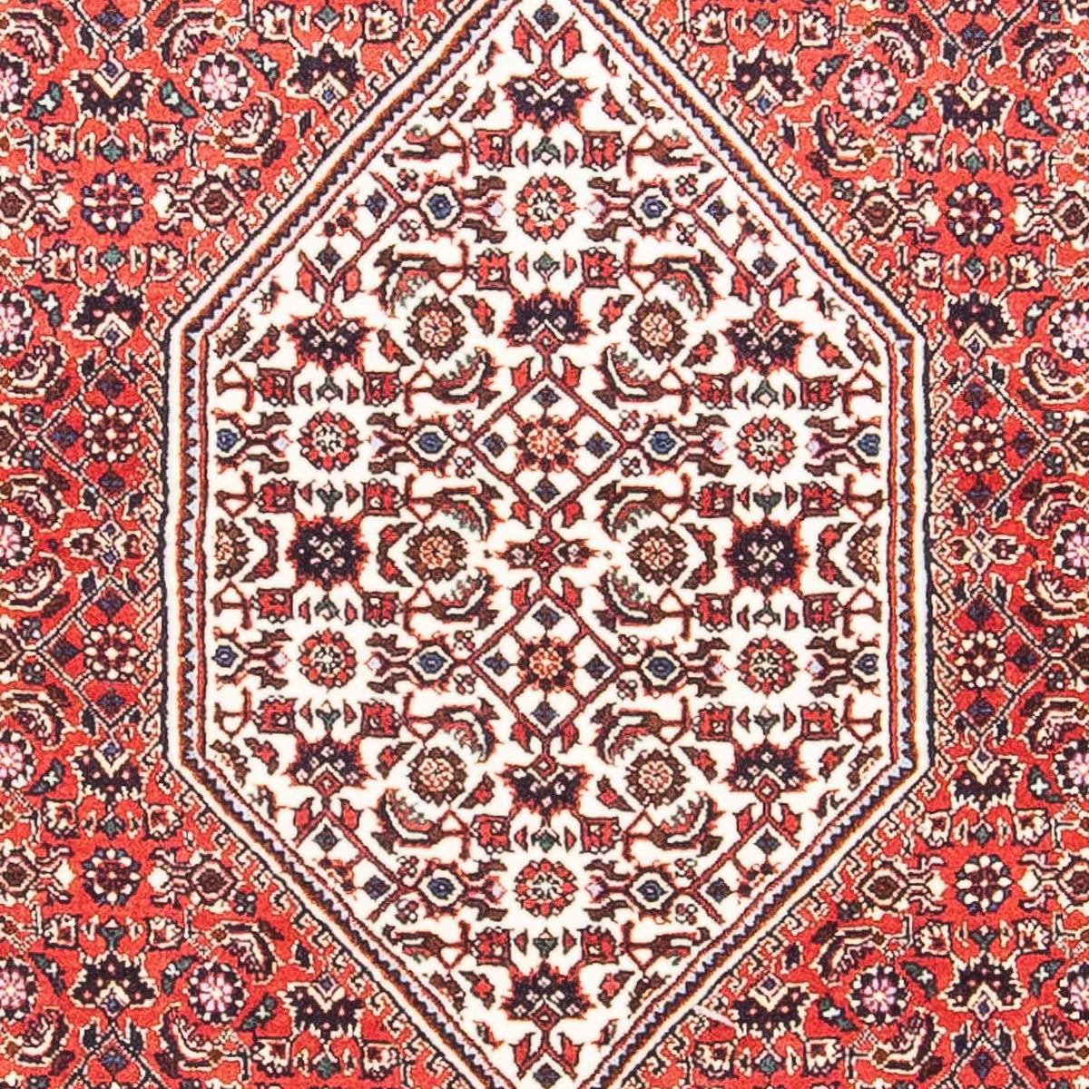 Tapis persan - Bidjar - 151 x 86 cm - rouge clair