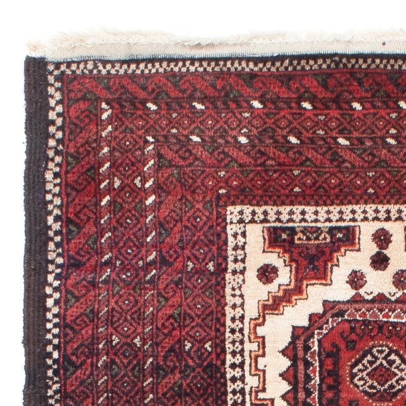 Tapis Belutsch - 144 x 92 cm - rouge foncé