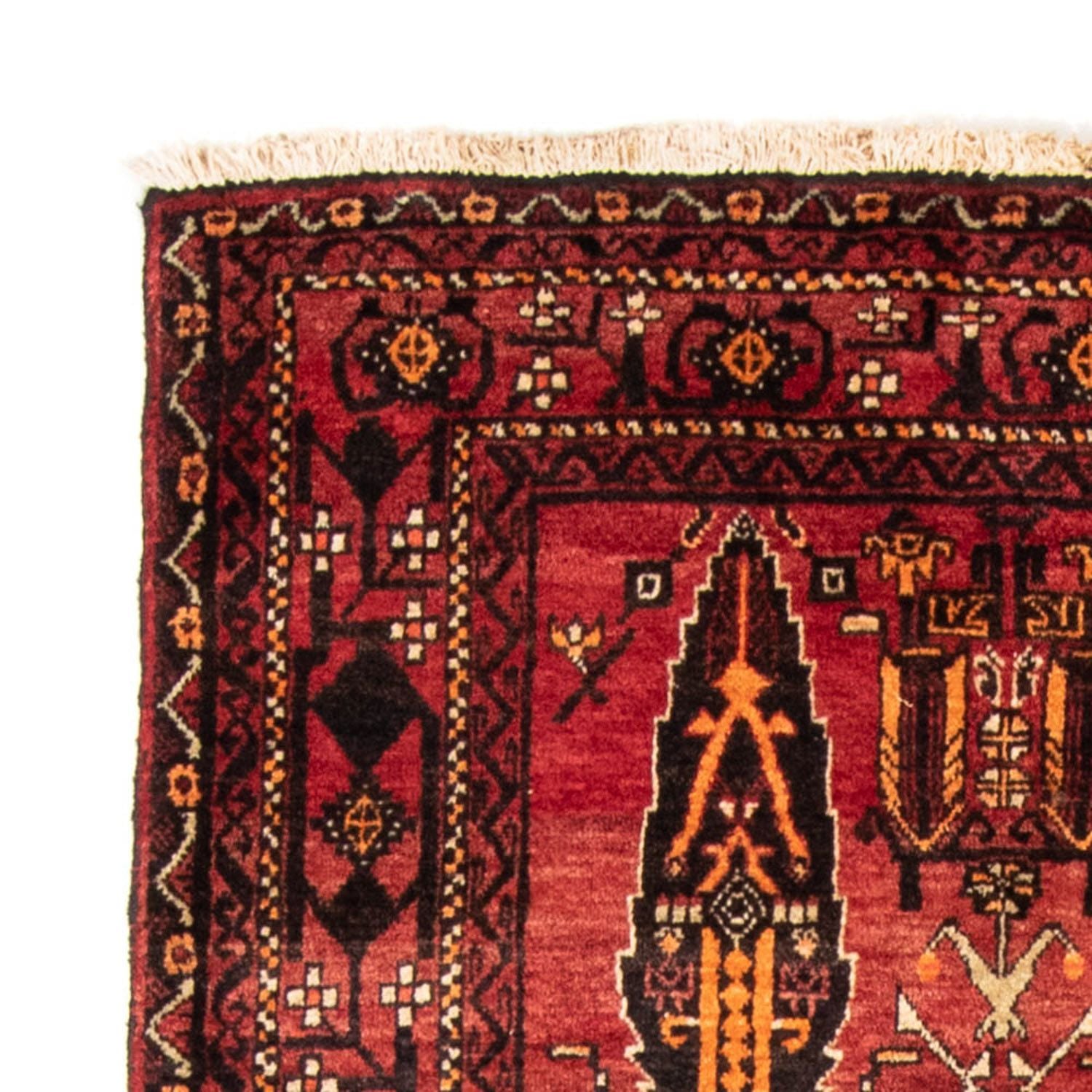 Tapis de couloir Tapis Belutsch - 180 x 102 cm - rouge