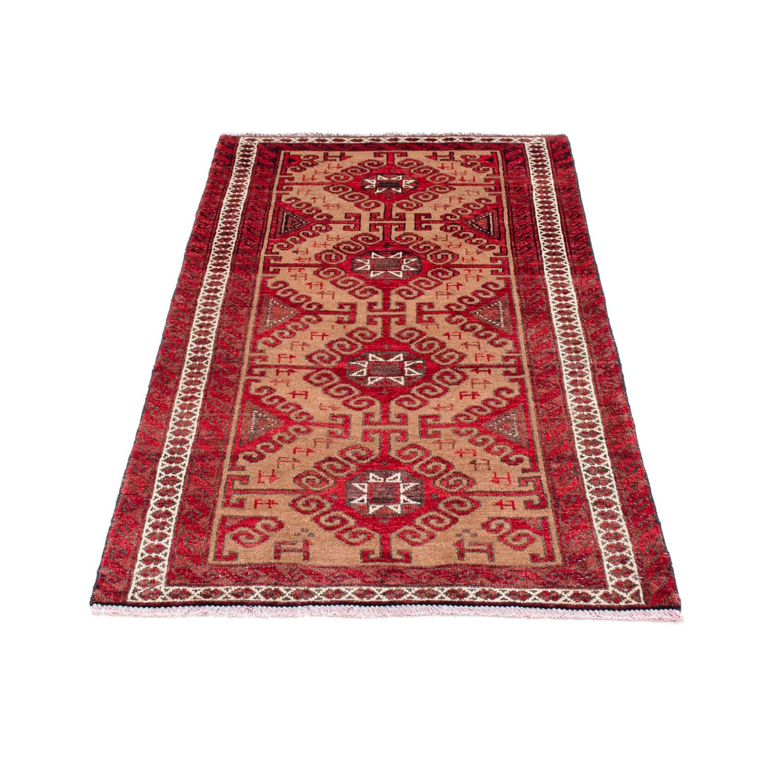 Tapis Belutsch - 140 x 76 cm - rouge