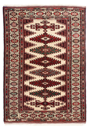 Tapis Belutsch - 128 x 91 cm - beige