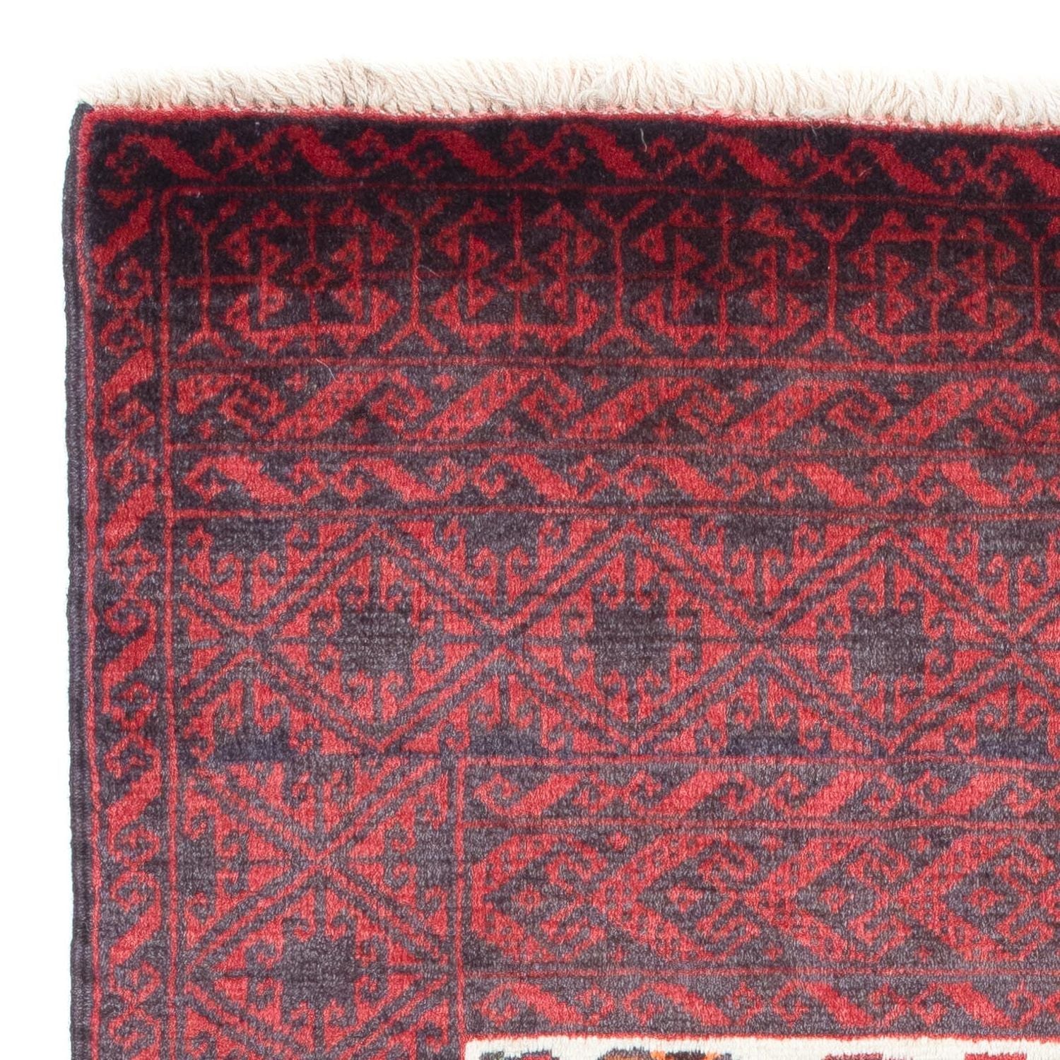 Tapis Belutsch - 156 x 87 cm - rouge foncé