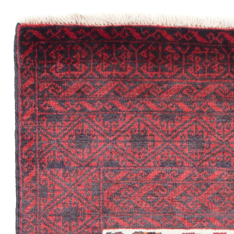 Tapis Belutsch - 156 x 87 cm - rouge foncé