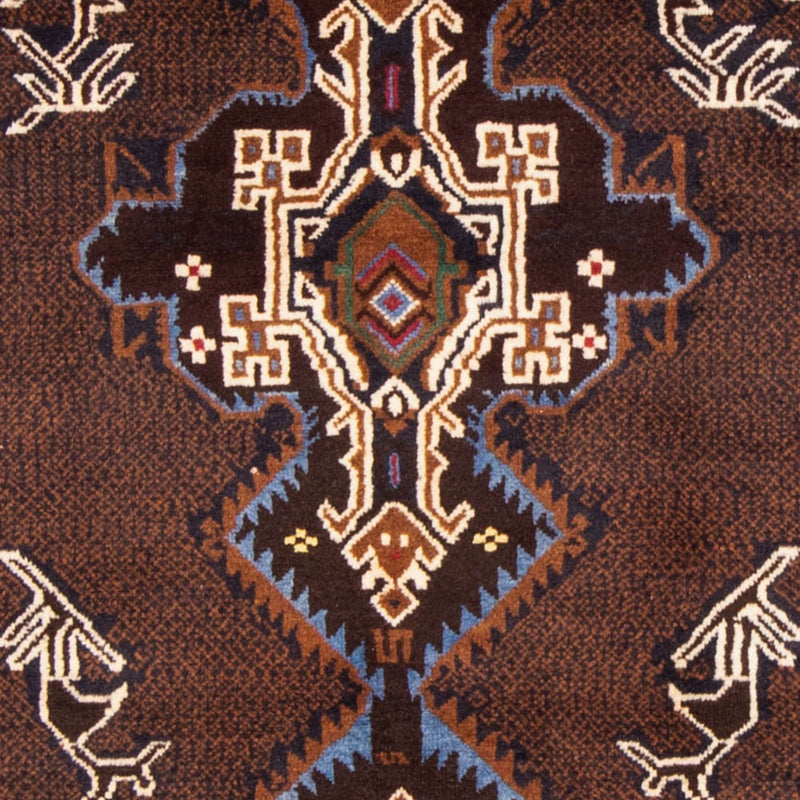 Tapis de couloir Tapis Belutsch - 201 x 112 cm - chocolat clair