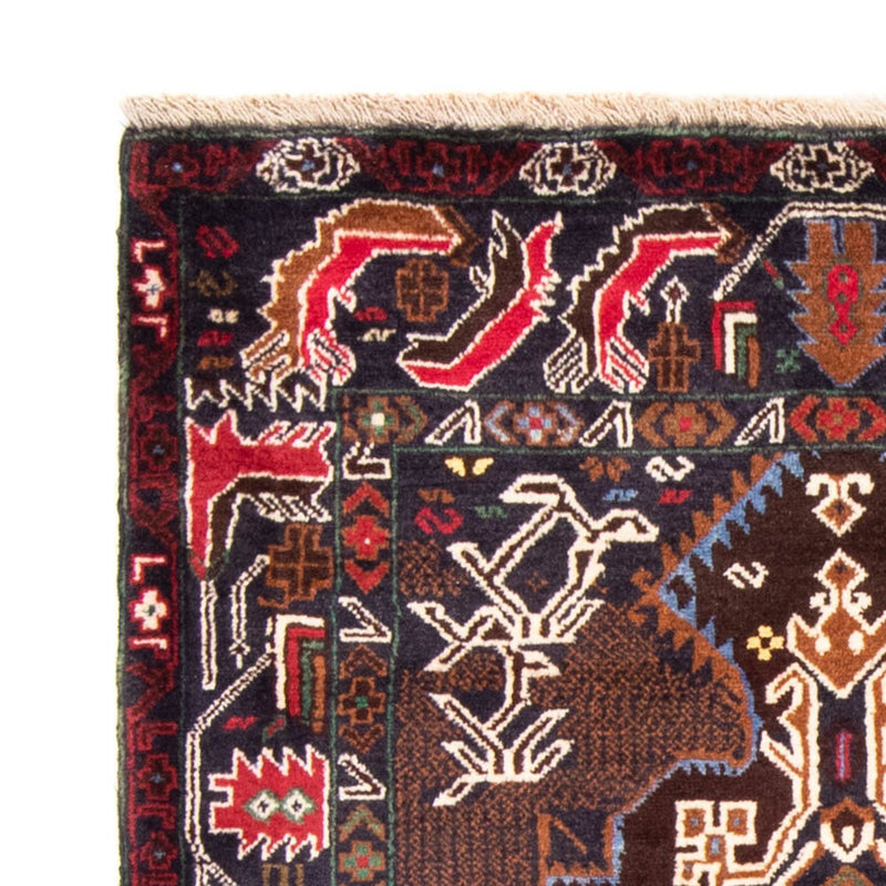 Tapis de couloir Tapis Belutsch - 201 x 112 cm - chocolat clair