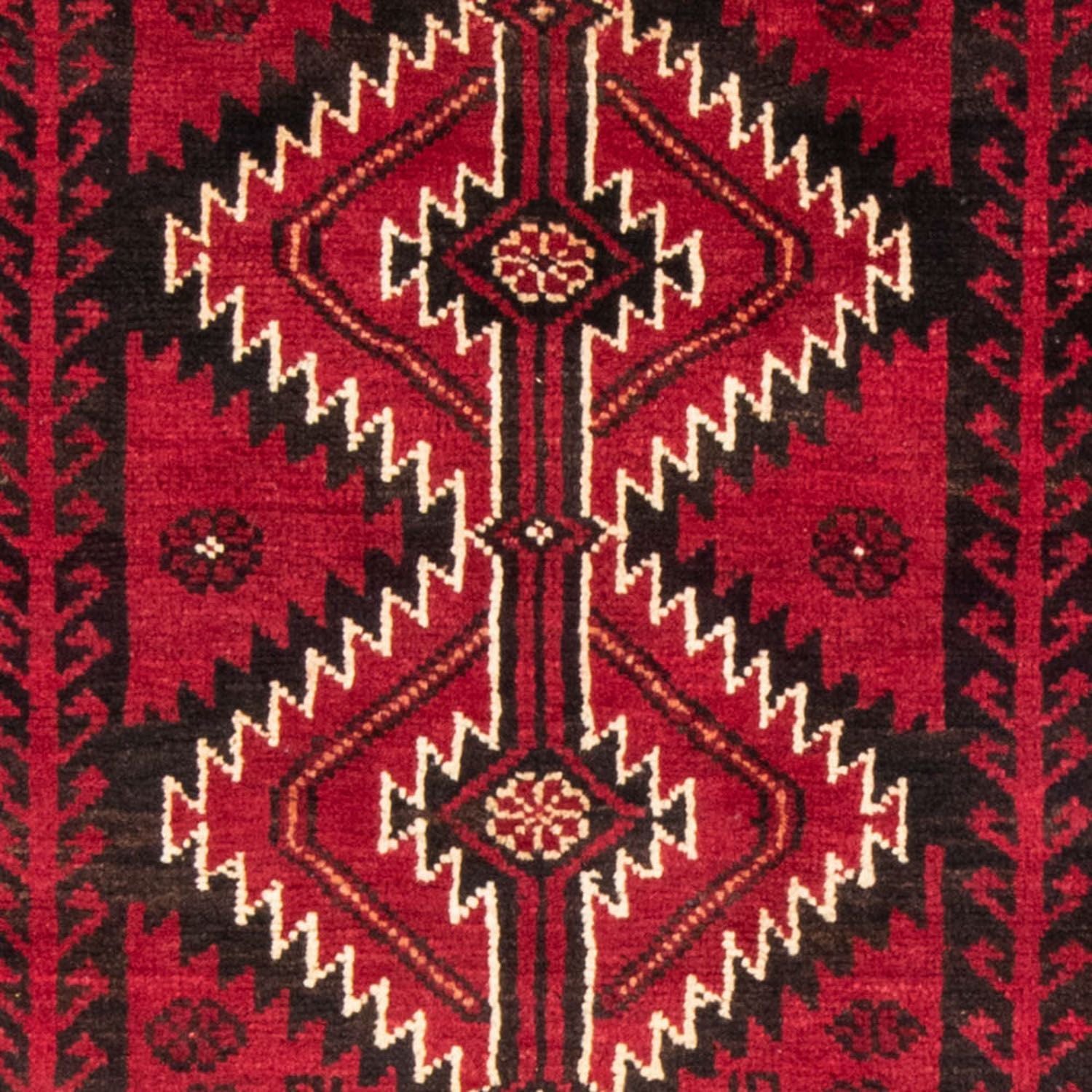 Tapis Belutsch - 194 x 124 cm - rouge