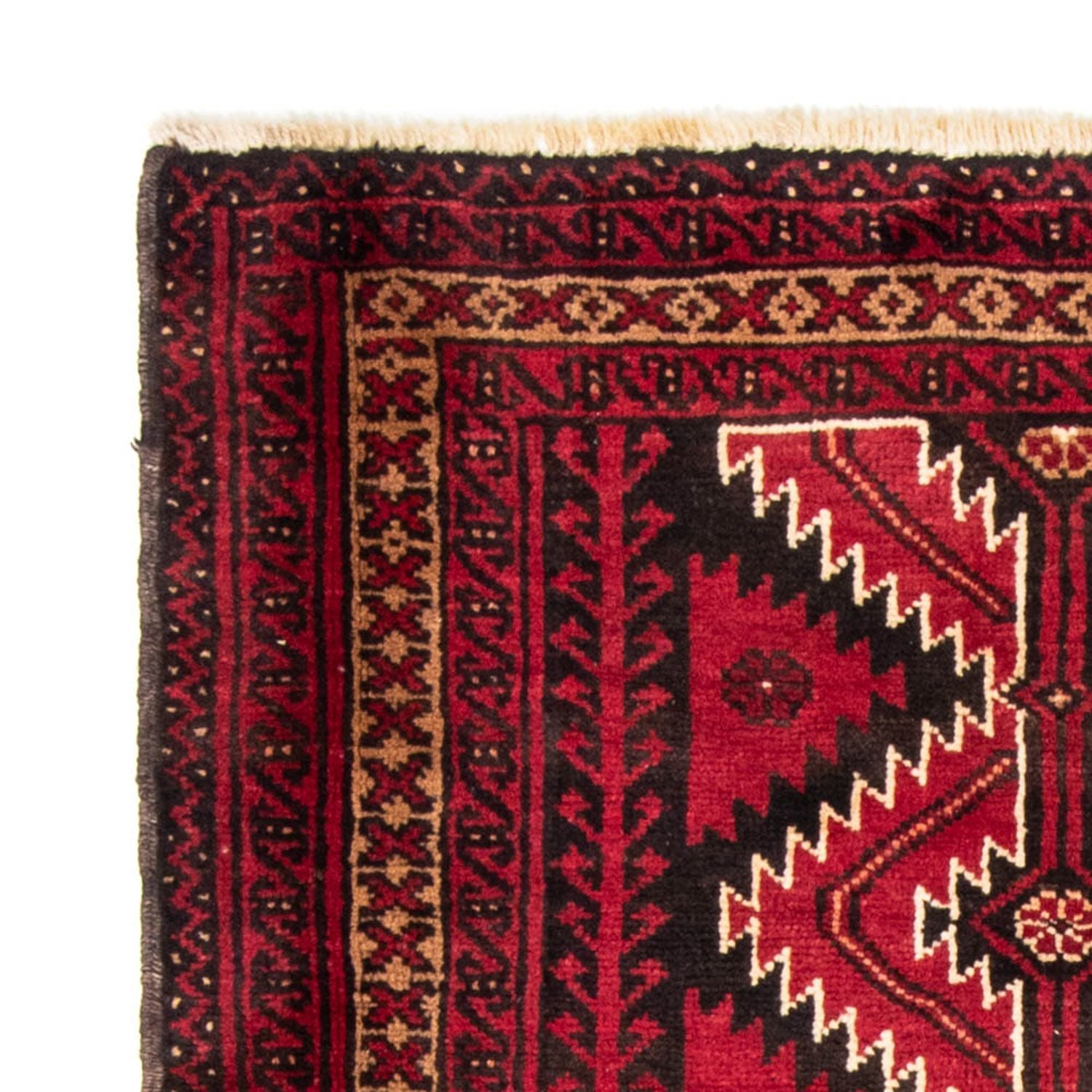 Tapis Belutsch - 194 x 124 cm - rouge