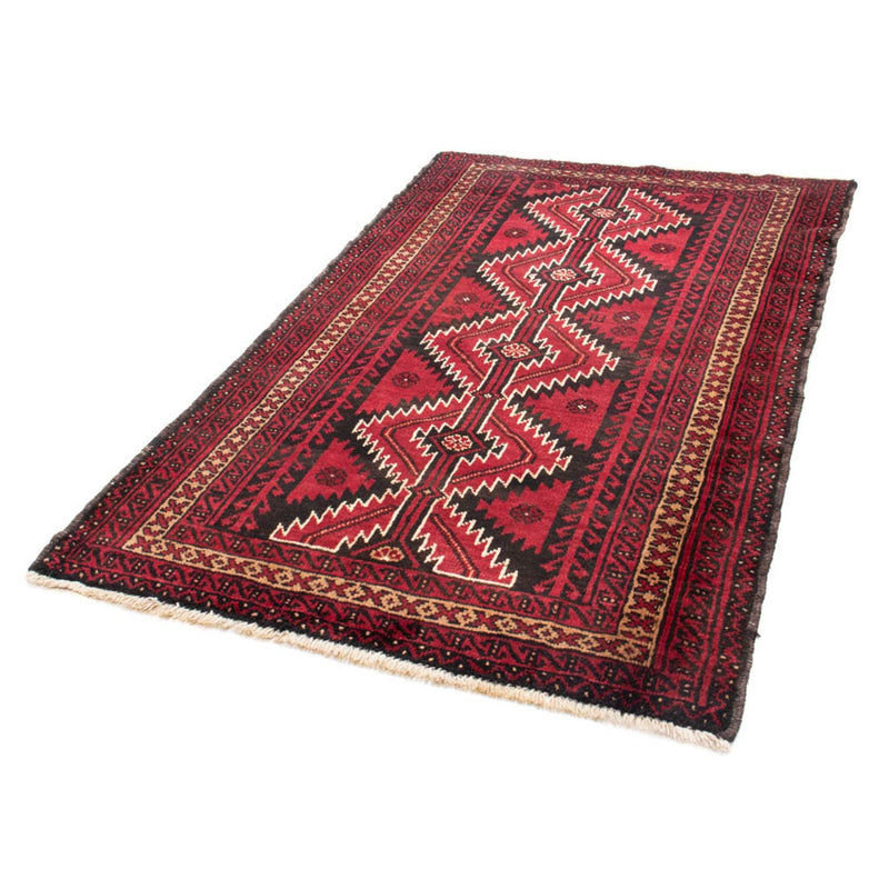 Tapis Belutsch - 194 x 124 cm - rouge
