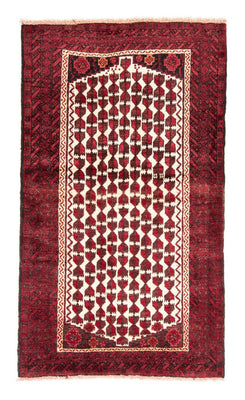 Tapis de couloir Tapis Belutsch - 185 x 102 cm - rouge foncé