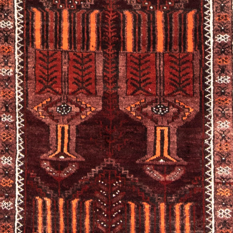 Tapis de couloir Tapis Belutsch - 239 x 109 cm - rouille
