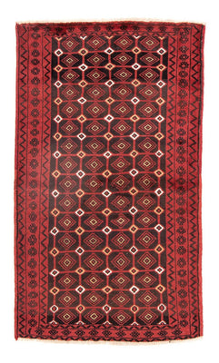 Tapis de couloir Tapis Belutsch - 188 x 107 cm - rouge