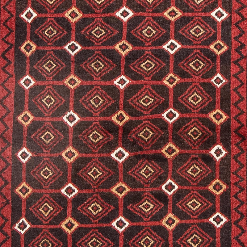 Tapis de couloir Tapis Belutsch - 188 x 107 cm - rouge