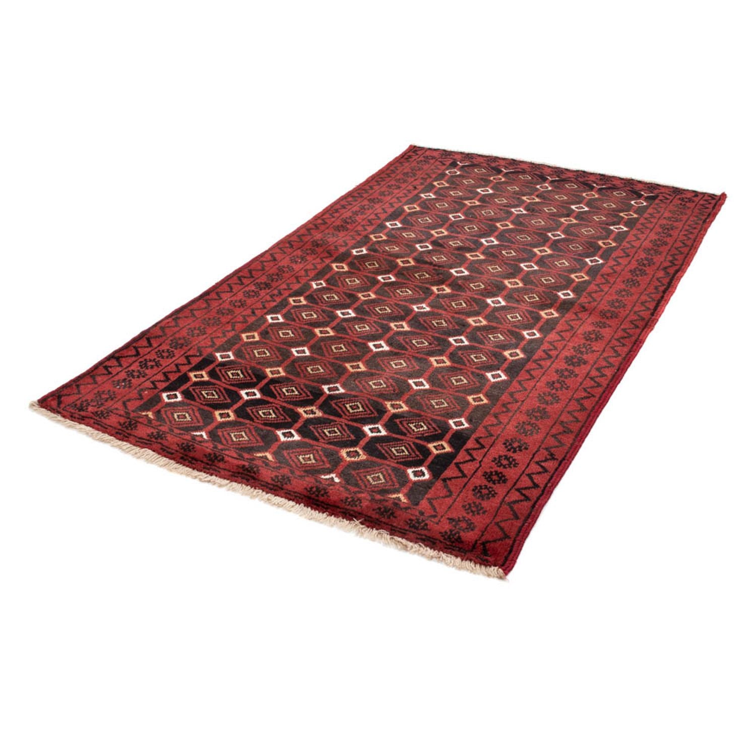 Tapis de couloir Tapis Belutsch - 188 x 107 cm - rouge