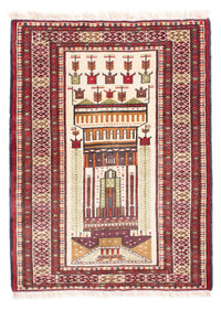 Tapis Belutsch - 119 x 89 cm - beige
