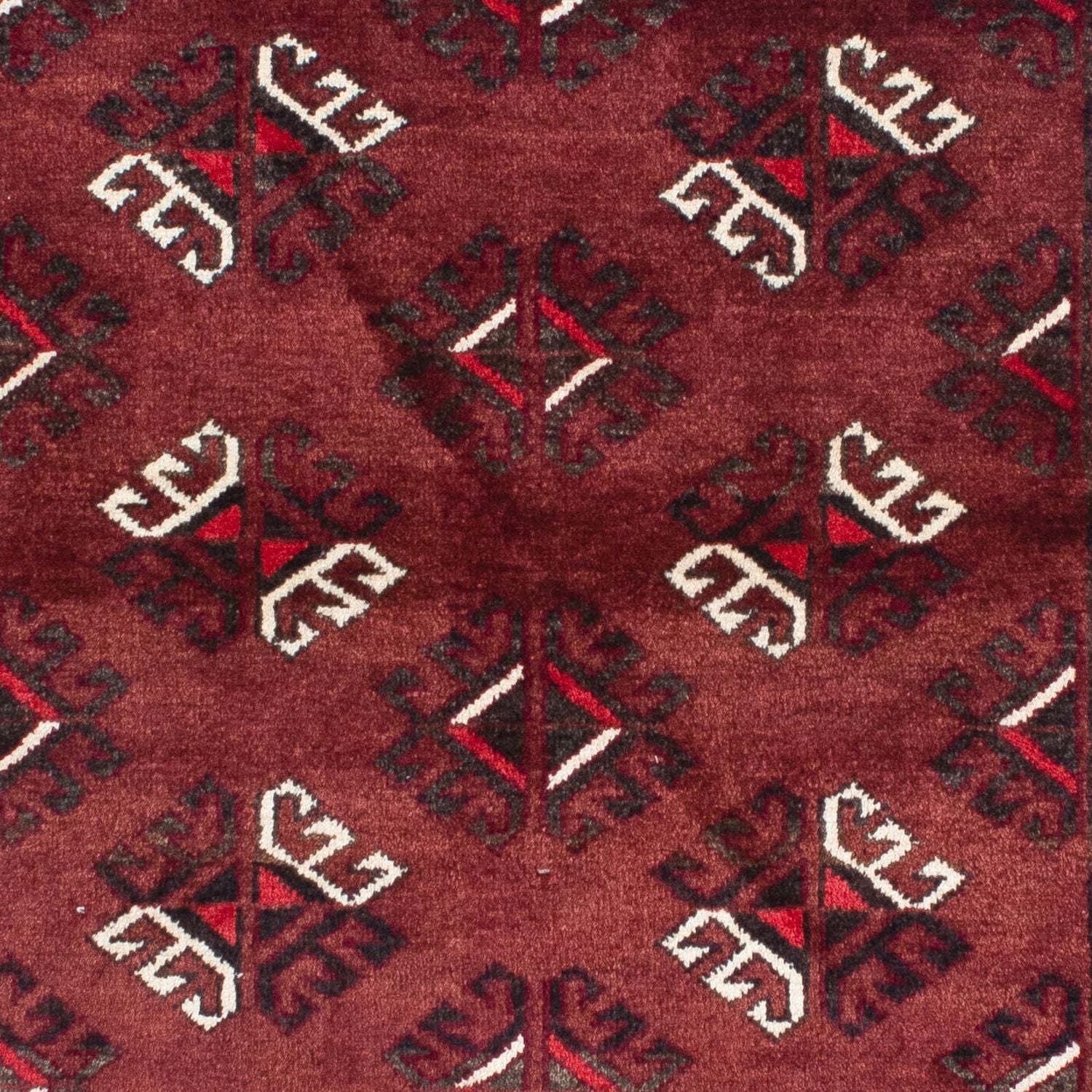 Tapis Belutsch - 145 x 102 cm - rouge foncé