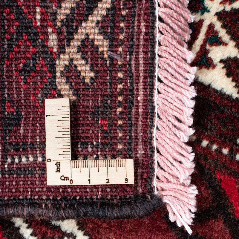 Tapis Belutsch - 145 x 102 cm - rouge foncé