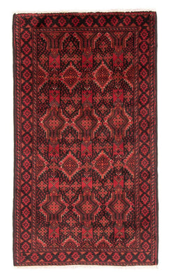 Tapis de couloir Tapis Belutsch - 187 x 99 cm - rouge