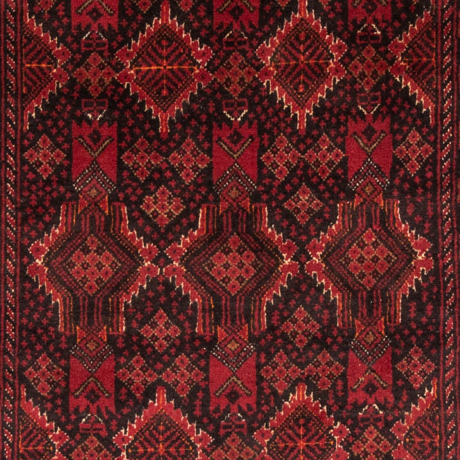 Tapis de couloir Tapis Belutsch - 187 x 99 cm - rouge