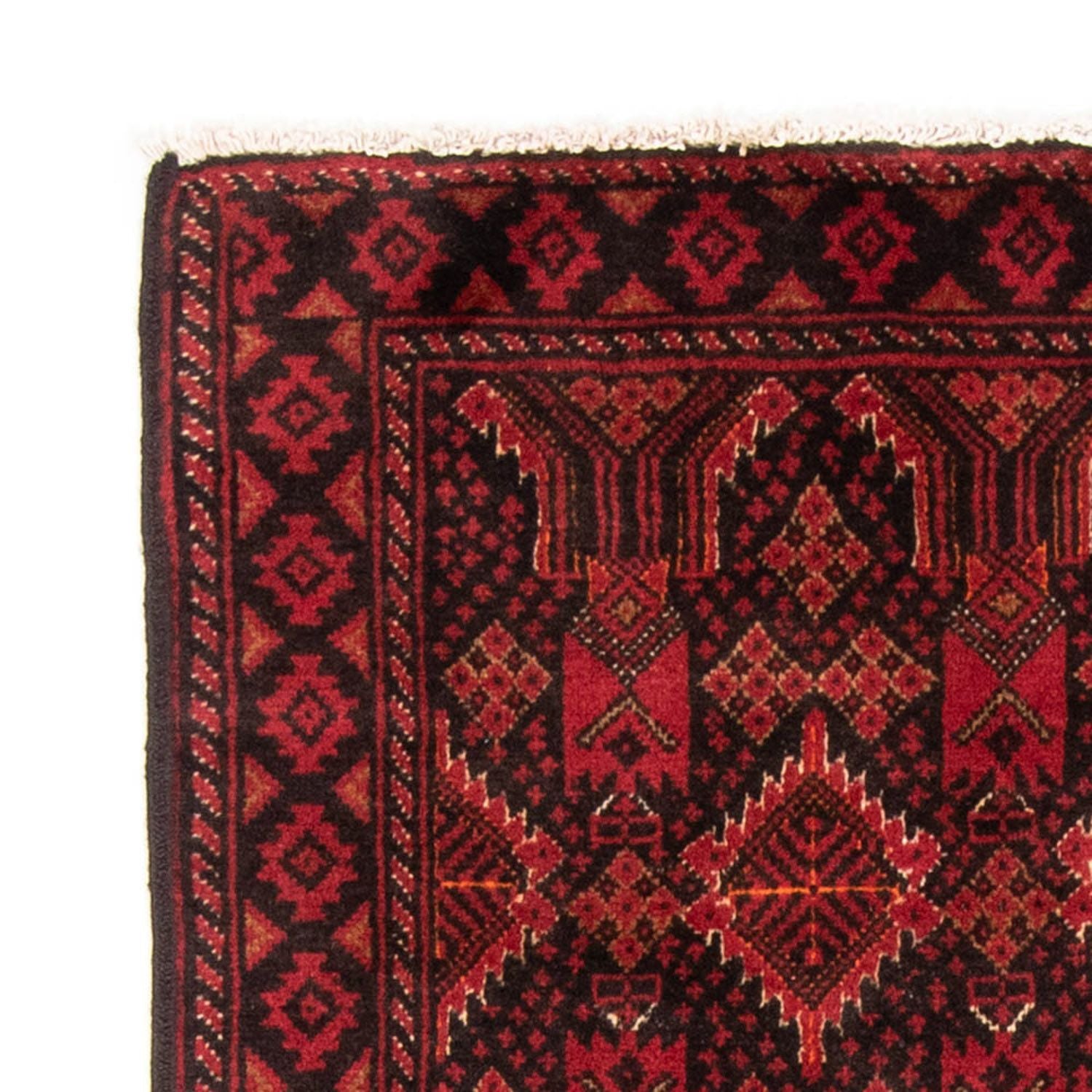 Tapis de couloir Tapis Belutsch - 187 x 99 cm - rouge