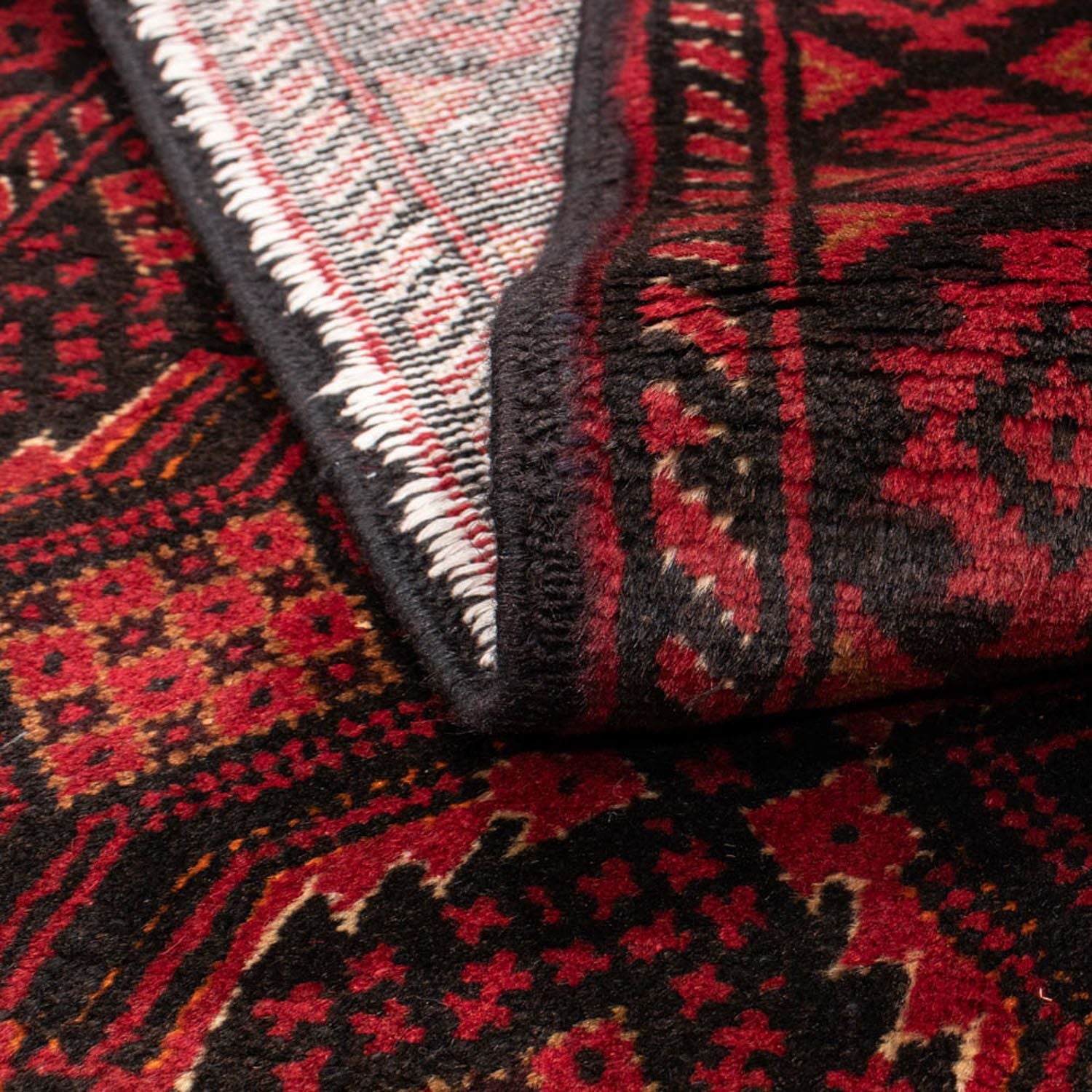 Tapis de couloir Tapis Belutsch - 187 x 99 cm - rouge