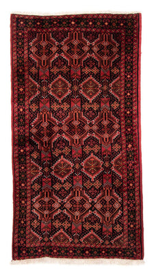 Tapis de couloir Tapis Belutsch - 184 x 96 cm - rouge foncé