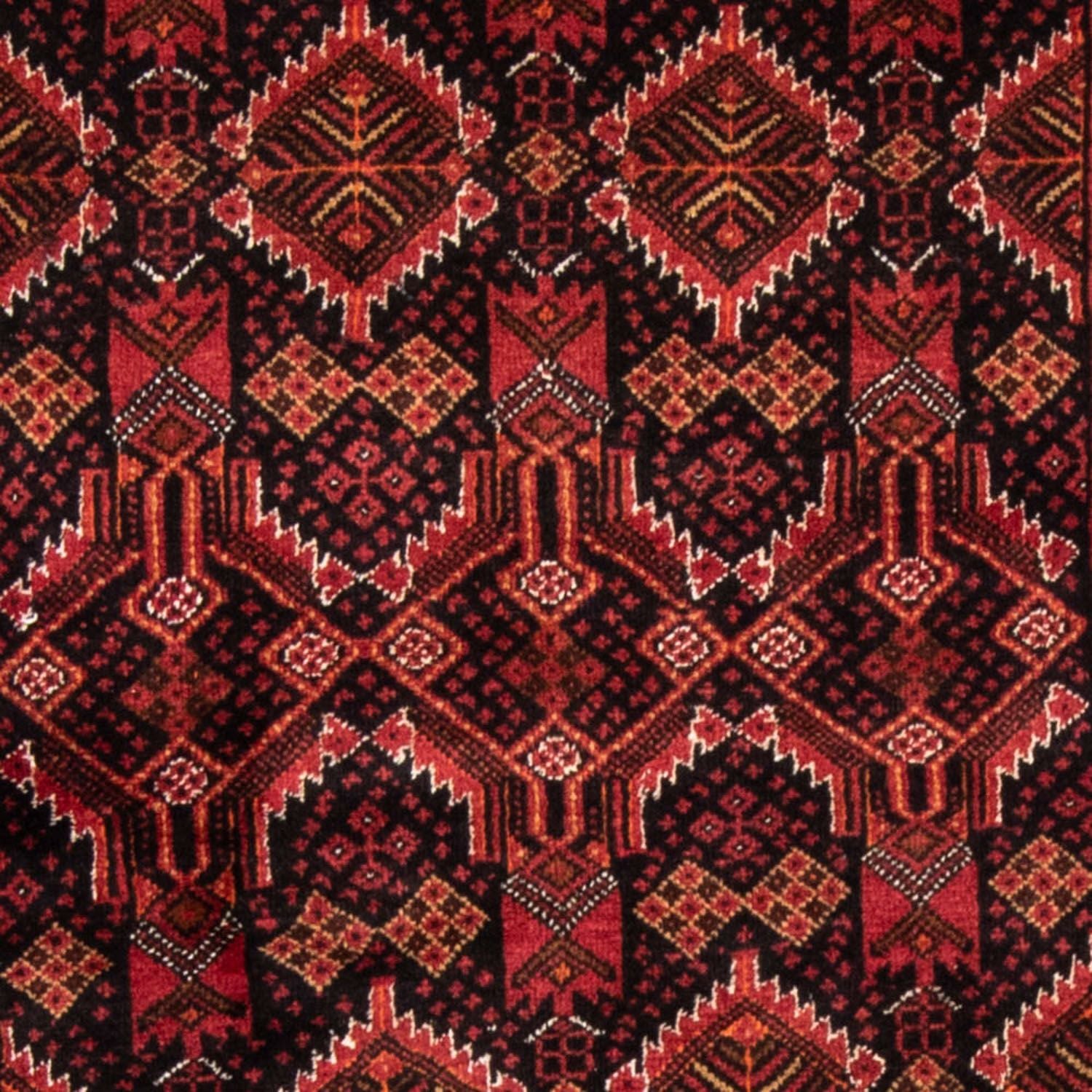 Tapis de couloir Tapis Belutsch - 184 x 96 cm - rouge foncé