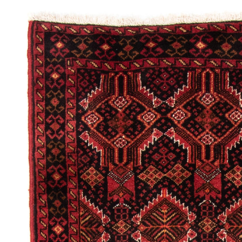 Tapis de couloir Tapis Belutsch - 184 x 96 cm - rouge foncé