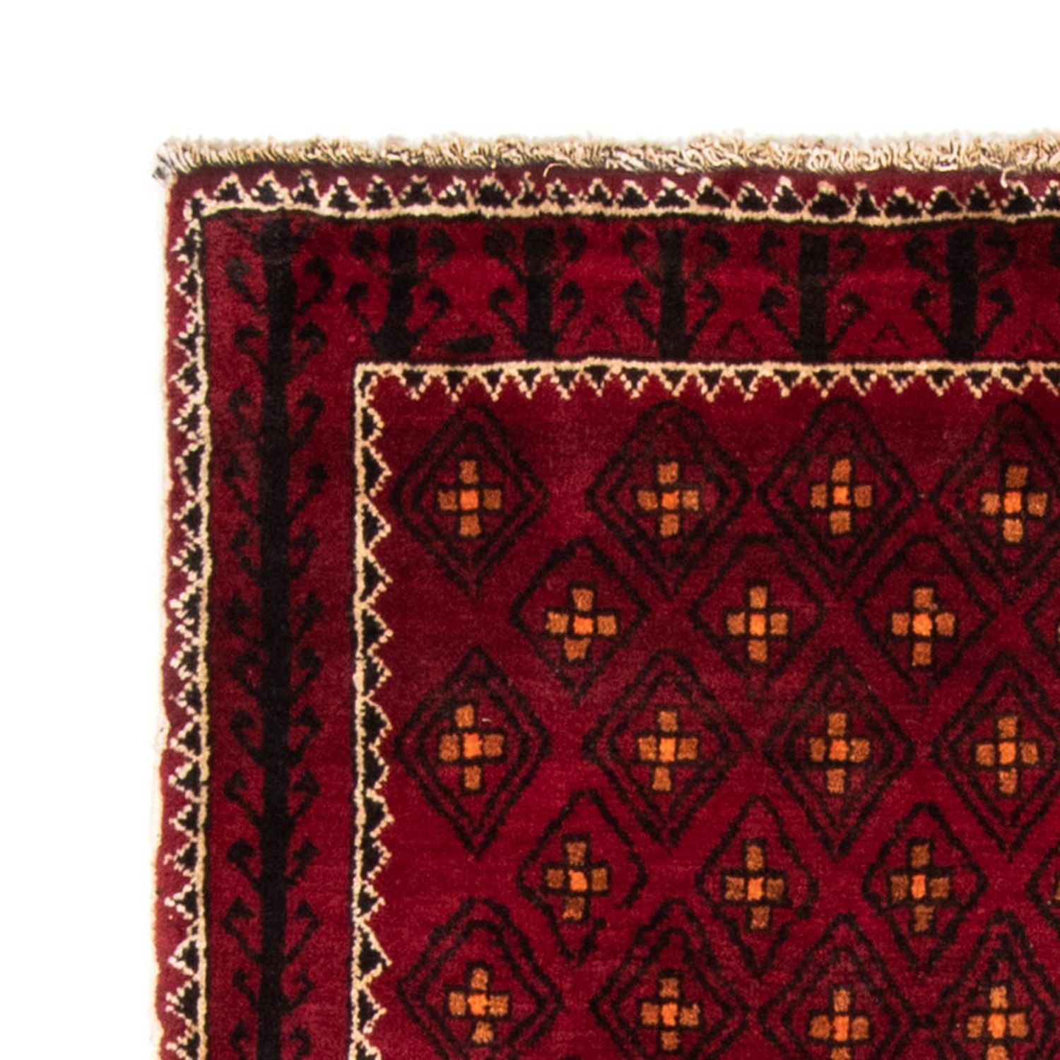 Tapis de couloir Tapis Belutsch - 182 x 103 cm - rouge foncé