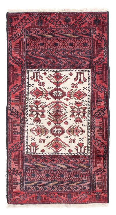 Tapis Belutsch 77x146cm - Tapis oriental - rouge clair