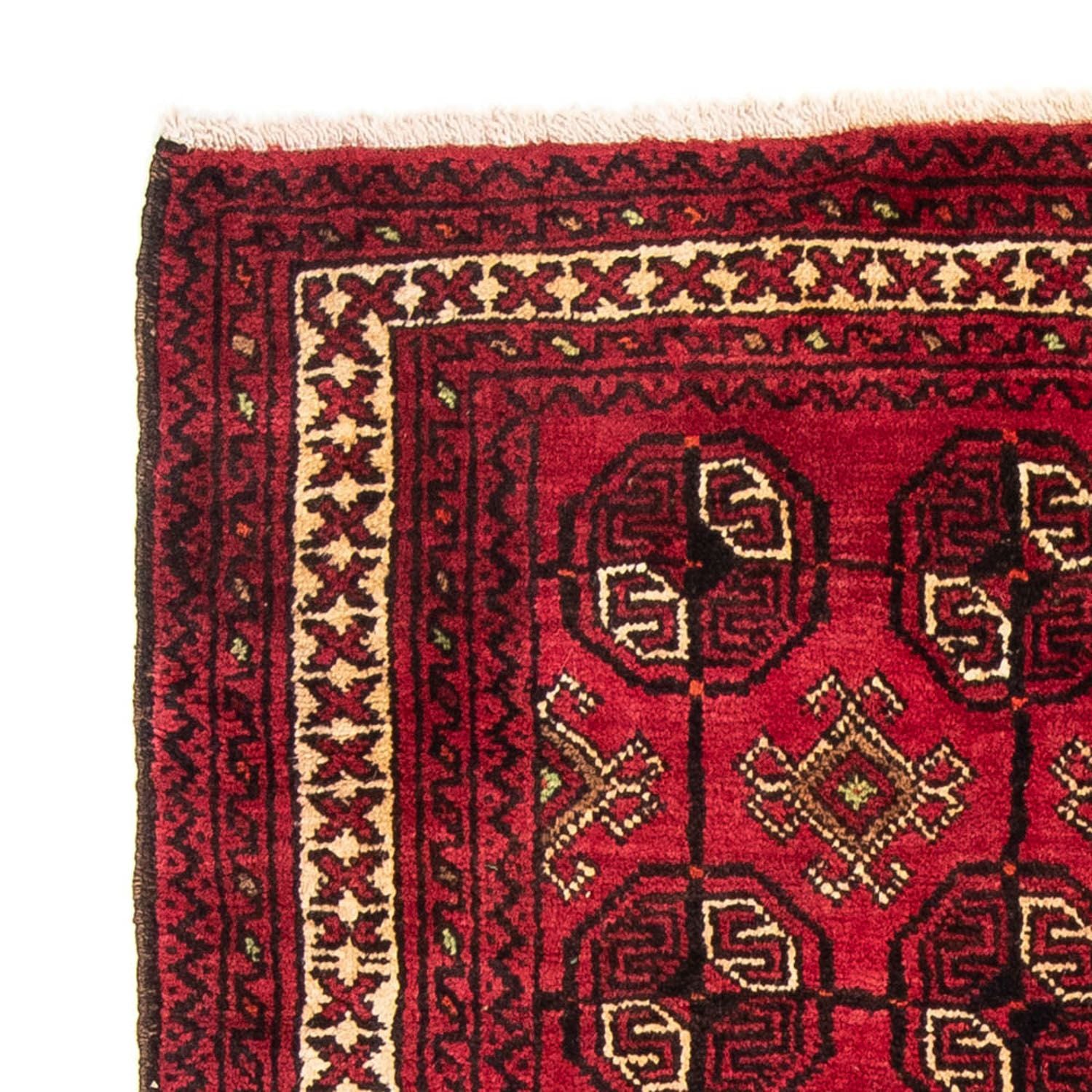 Tapis Belutsch - 190 x 138 cm - rouge foncé